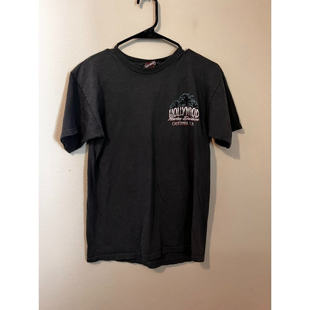Women's Harley Davidson Hollywood CA Graphic Tee Size S [EXCELLENT]